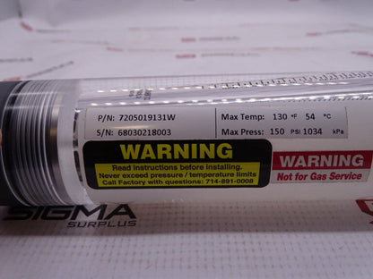 KING INSTRUMENT Flow Meter 7205019131W - KING INSTRUMENT