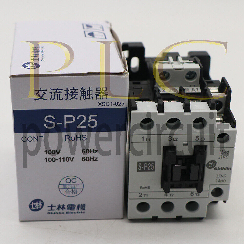 new Shihlin S-P25 AC Magnetic Contactor, 25A , 110V 1PCS - SHIHLIN