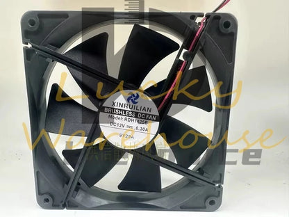 XINRUILIAN RDH1425B 14025 DC12V 0.30A 14CM 2-Wire Large Airflow Cooling Fan