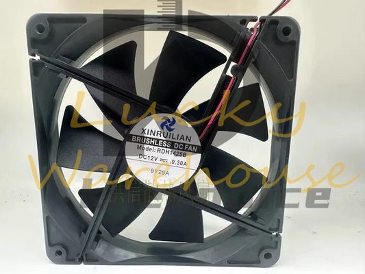 XINRUILIAN RDH1425B 14025 DC12V 0.30A 14CM 2-Wire Large Airflow Cooling Fan