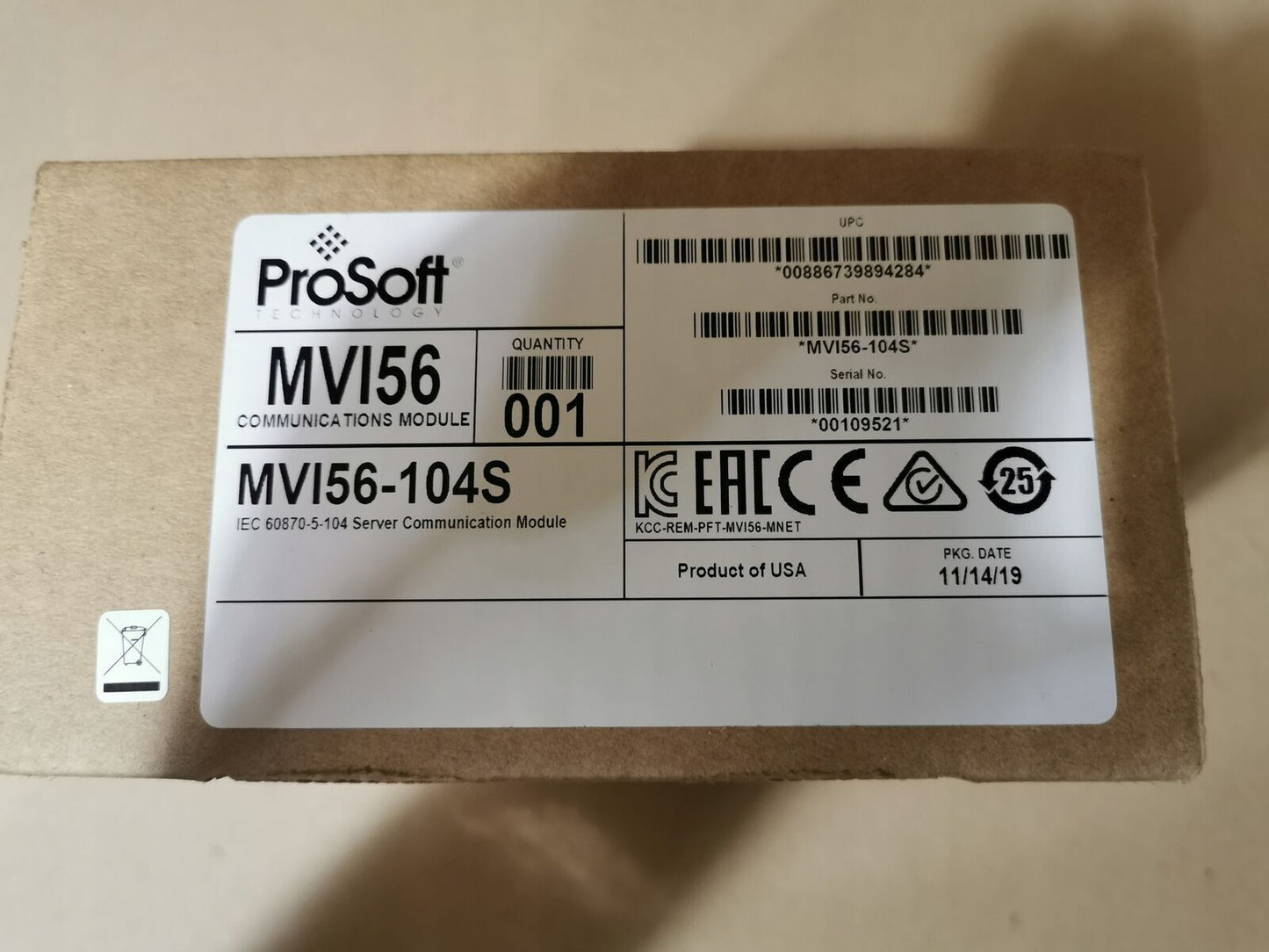 Prosoft MVI56-104S Communication Module | High-Performance M2M Module | MVI56-104S - PROSOFT