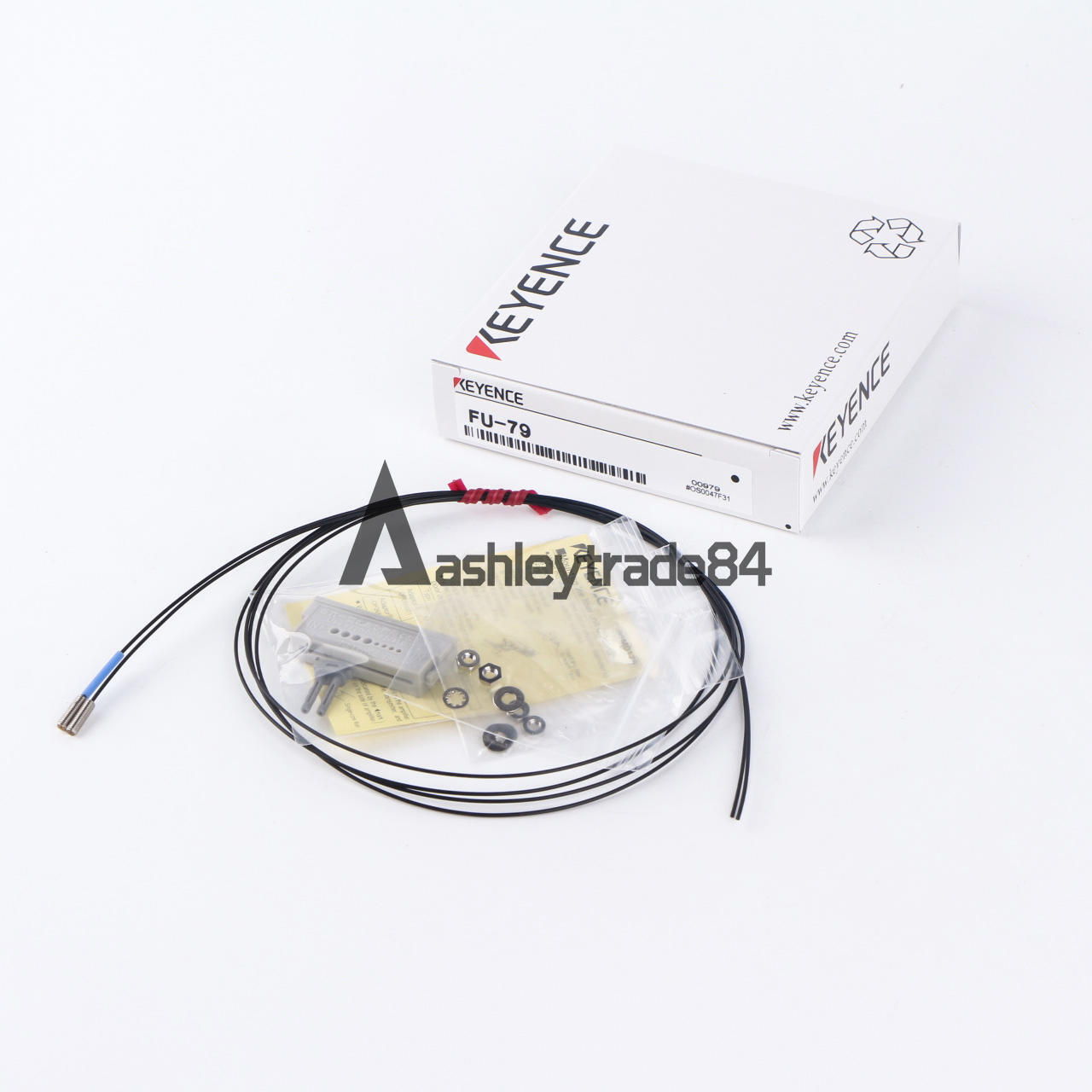 new ONE  KEYENCE FU-79 Digital Fiber Optic Sensor FU79