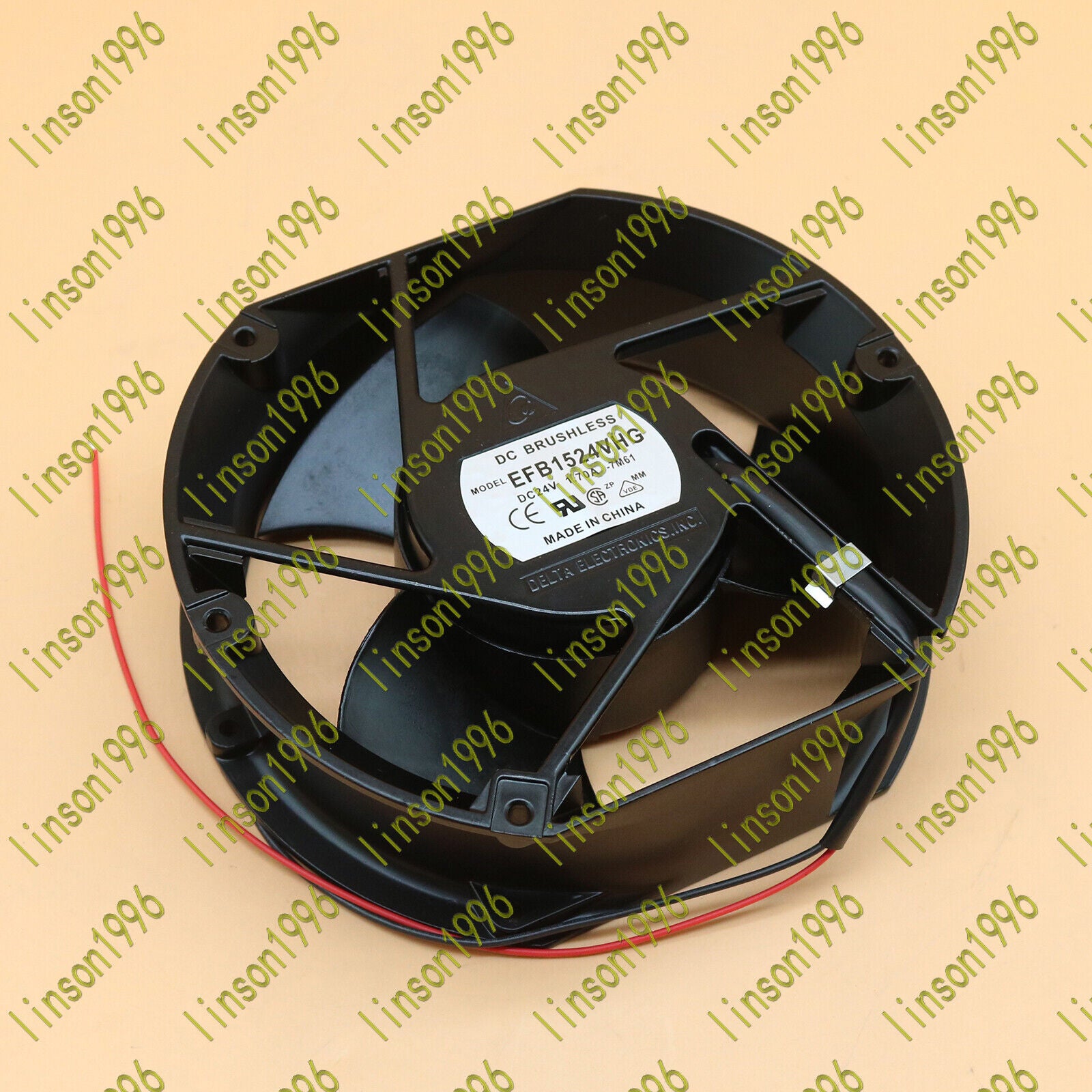 24V 1.70A 3Wired Cooling Fan EFB1524VHG - ONE DELTA
