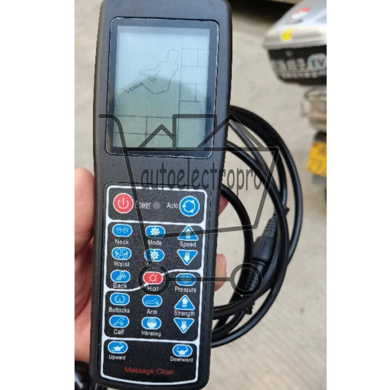 1Pcs 8-Key 4-Pin Massage Chair Remote 6806, Fit AM989 (with Control Panel)