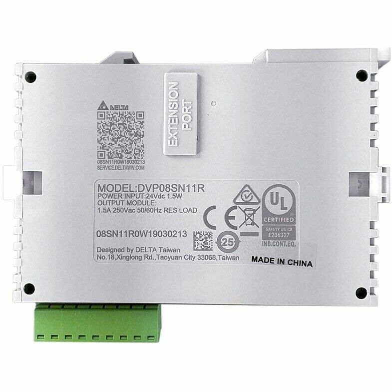 Delta DVP08SN11R 8 Relay Output Module Extension - DELTA
