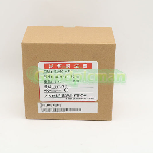 For TECO Taian inverter E2-201-H1F 220V 0.75KW 1PC/