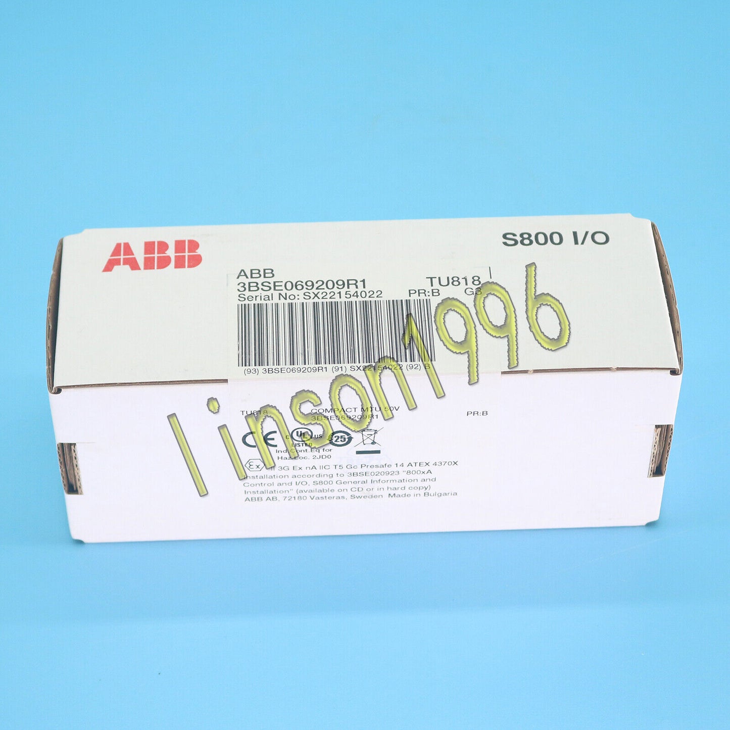 ABB 3BSE069209R1 TU818 Compact Module - 1 Year Warranty - ABB