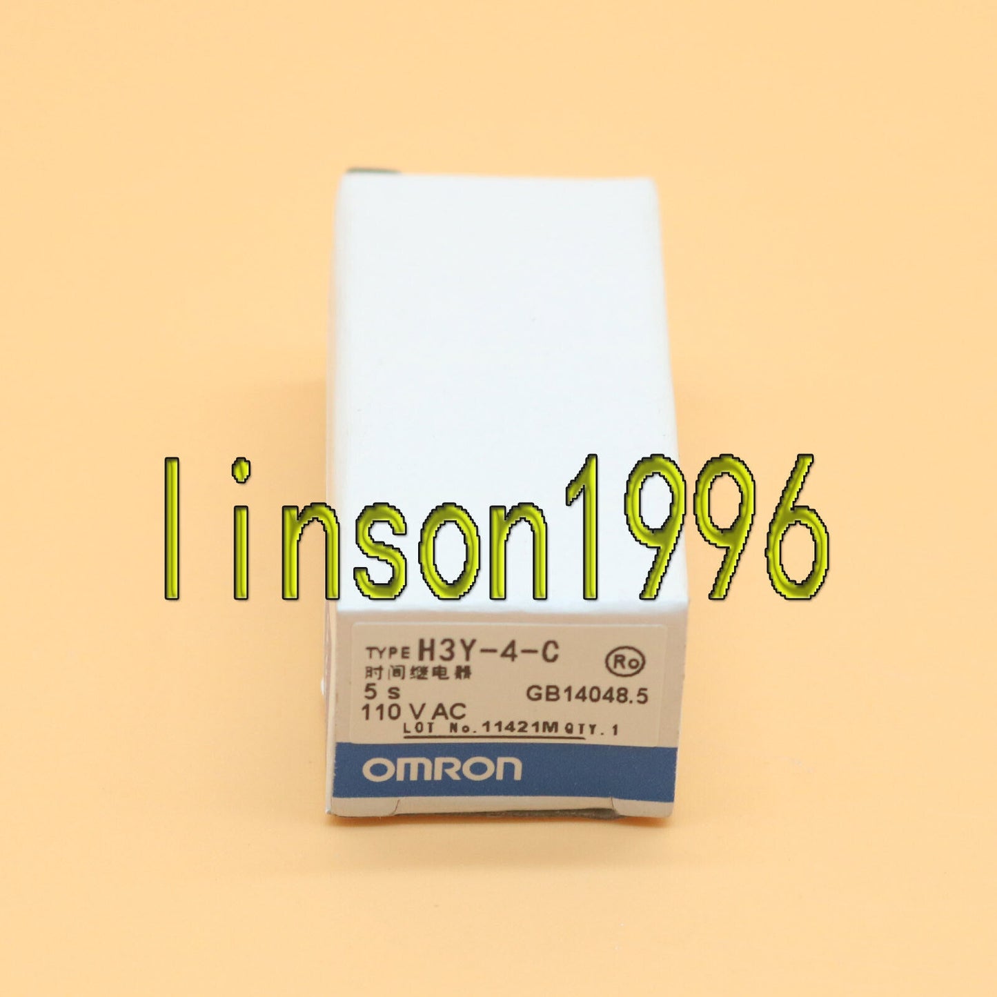 OMRON H3Y-4-C Timer 110VDC 5S in box - OMRON