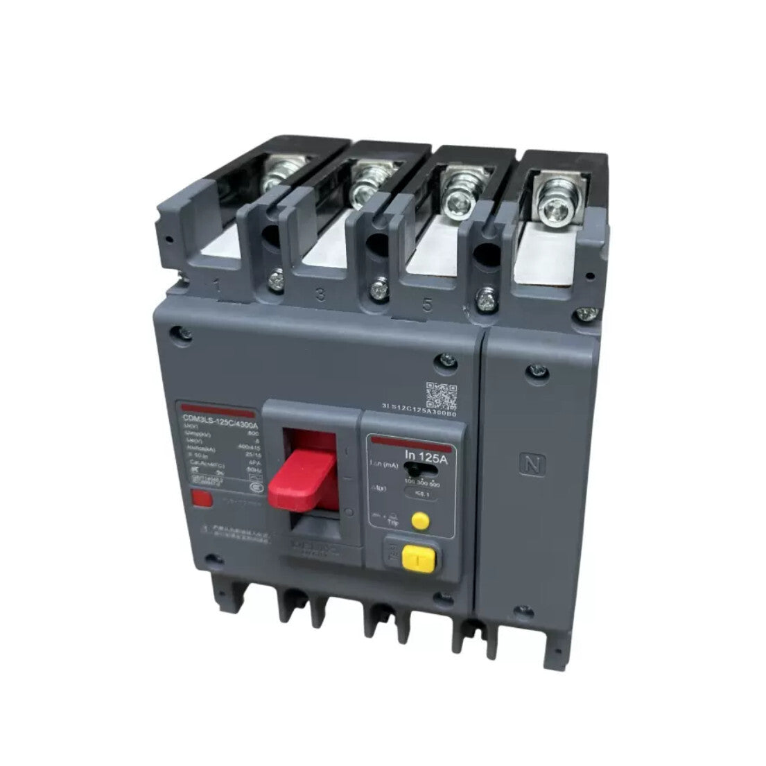 Delixi CDM3LS Series CDM3LS-125C Molded Case Circuit Breaker