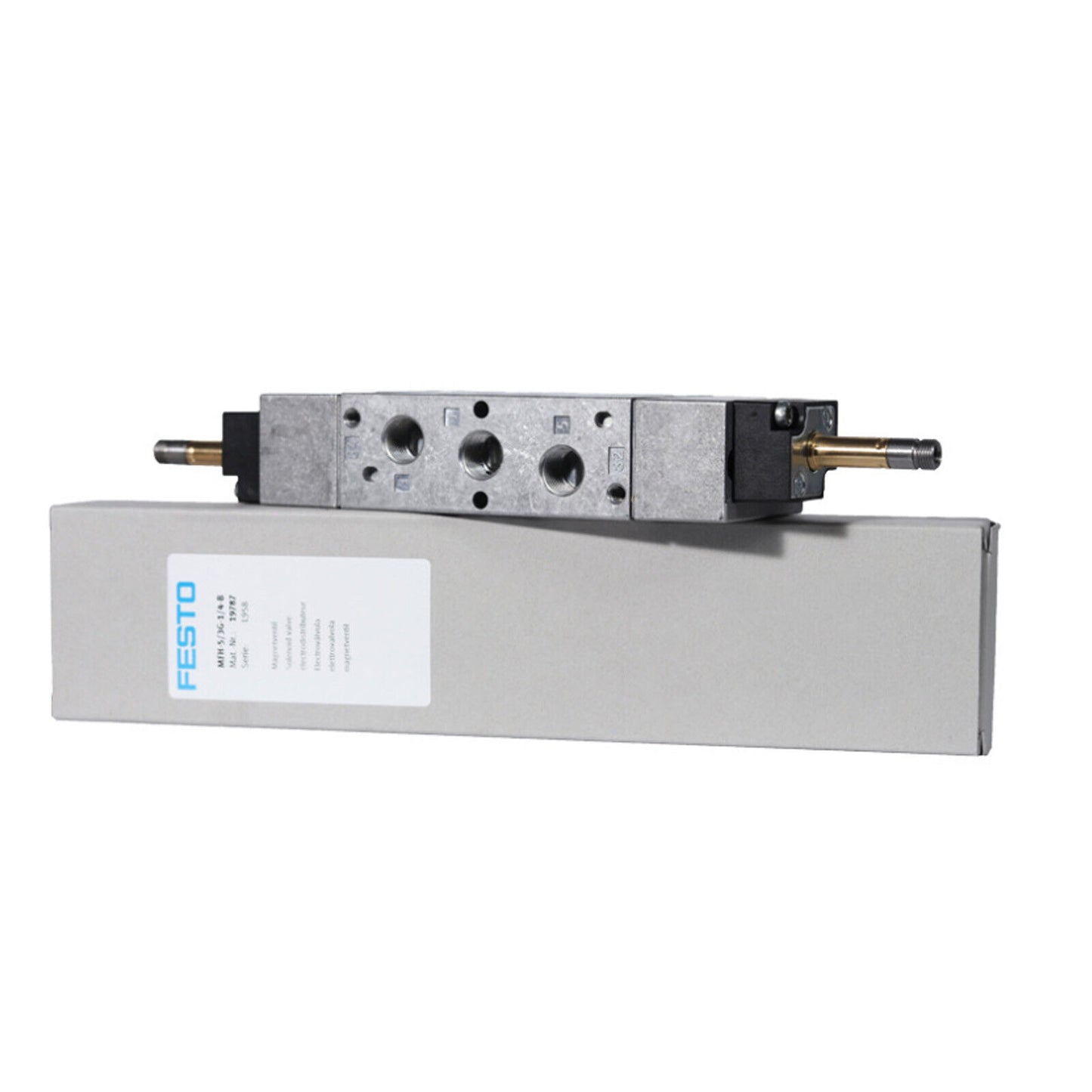 new FESTO MFH5/3G-1/4-B 19787 Pneumatic Solenoid Valve - FESTO