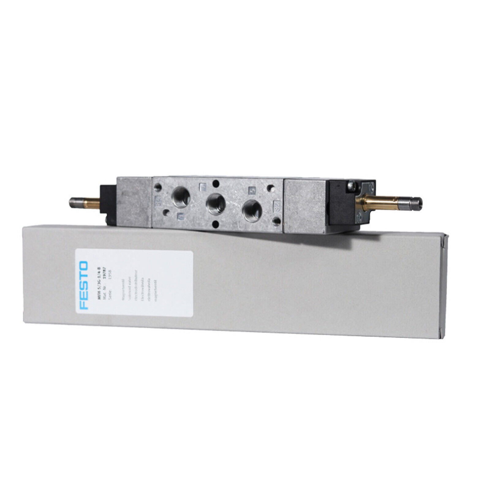 new FESTO MFH5/3G-1/4-B 19787 Pneumatic Solenoid Valve - FESTO