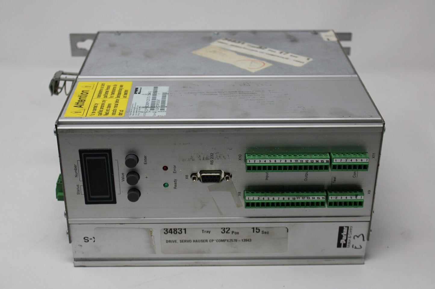 used Parker CPX2570S/A1/E2/F3/S1 AC Servo Drive - PARKER