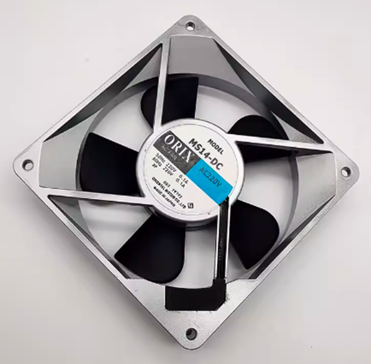 ORIENTAL MOTR ORIX MS14-DC Aluminum Frame Cooling Fan AC200V 0.1A 50 - ORIENTAL MOTR ORIX