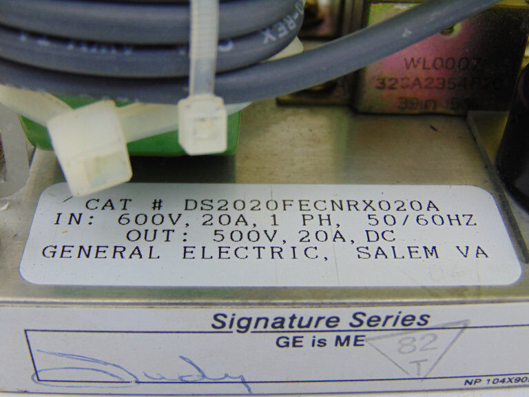 General Electric DS2020 FECNRX020A Power Supply - GENERAL ELECTRIC