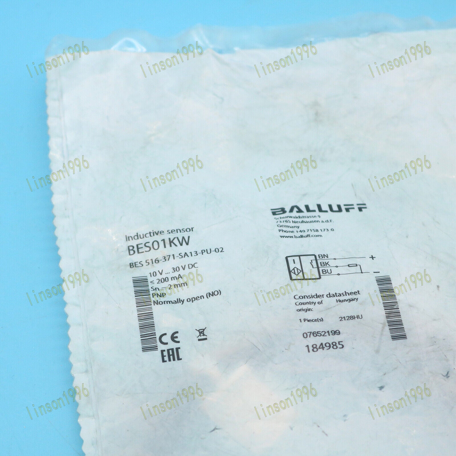 new 1PC  Balluff Proximity sensor BES 516-371-SA13-PU-02 Ship Balluff