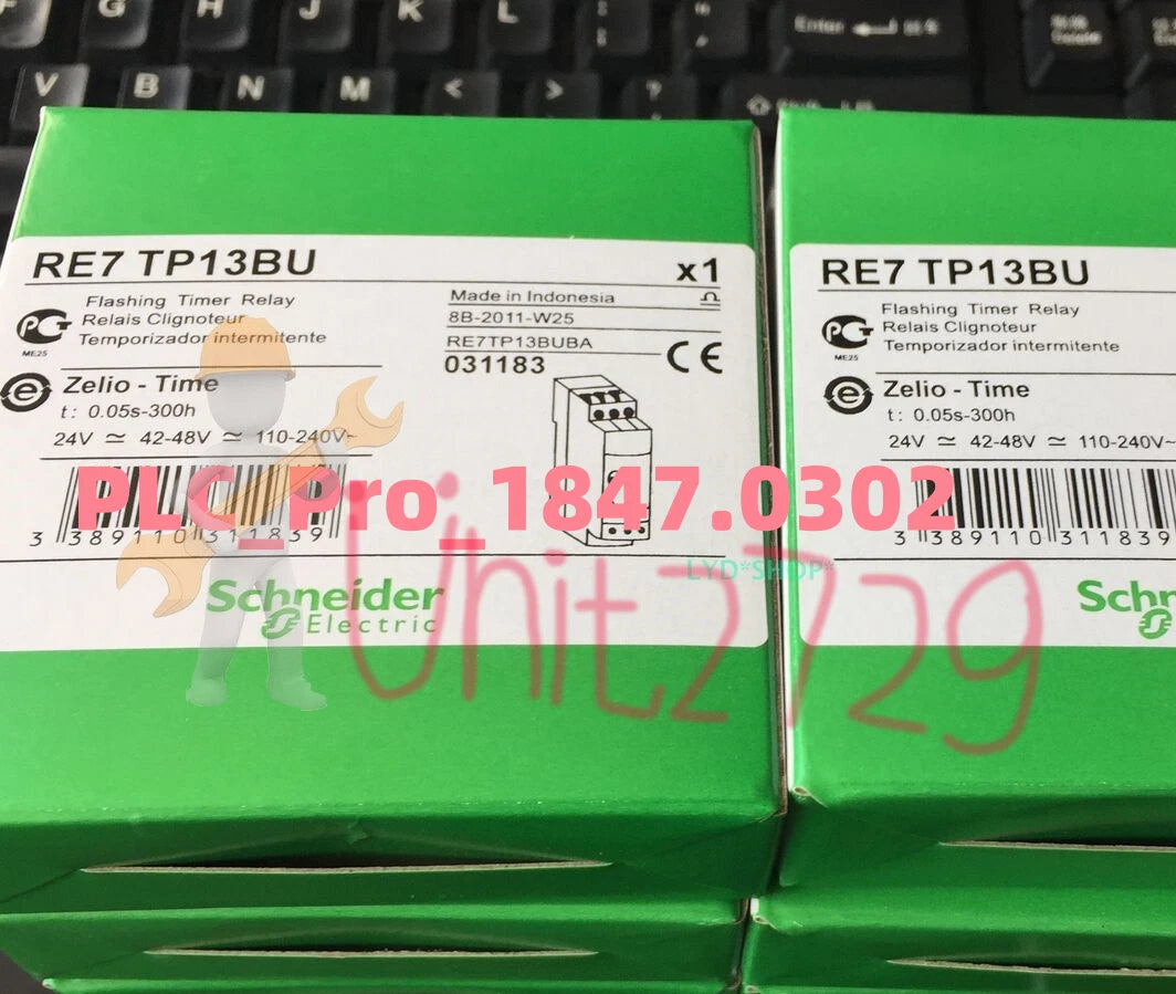 RE7 TP13BU 1PCS Schneider RE7TP13BU Power-on delay time relay #u