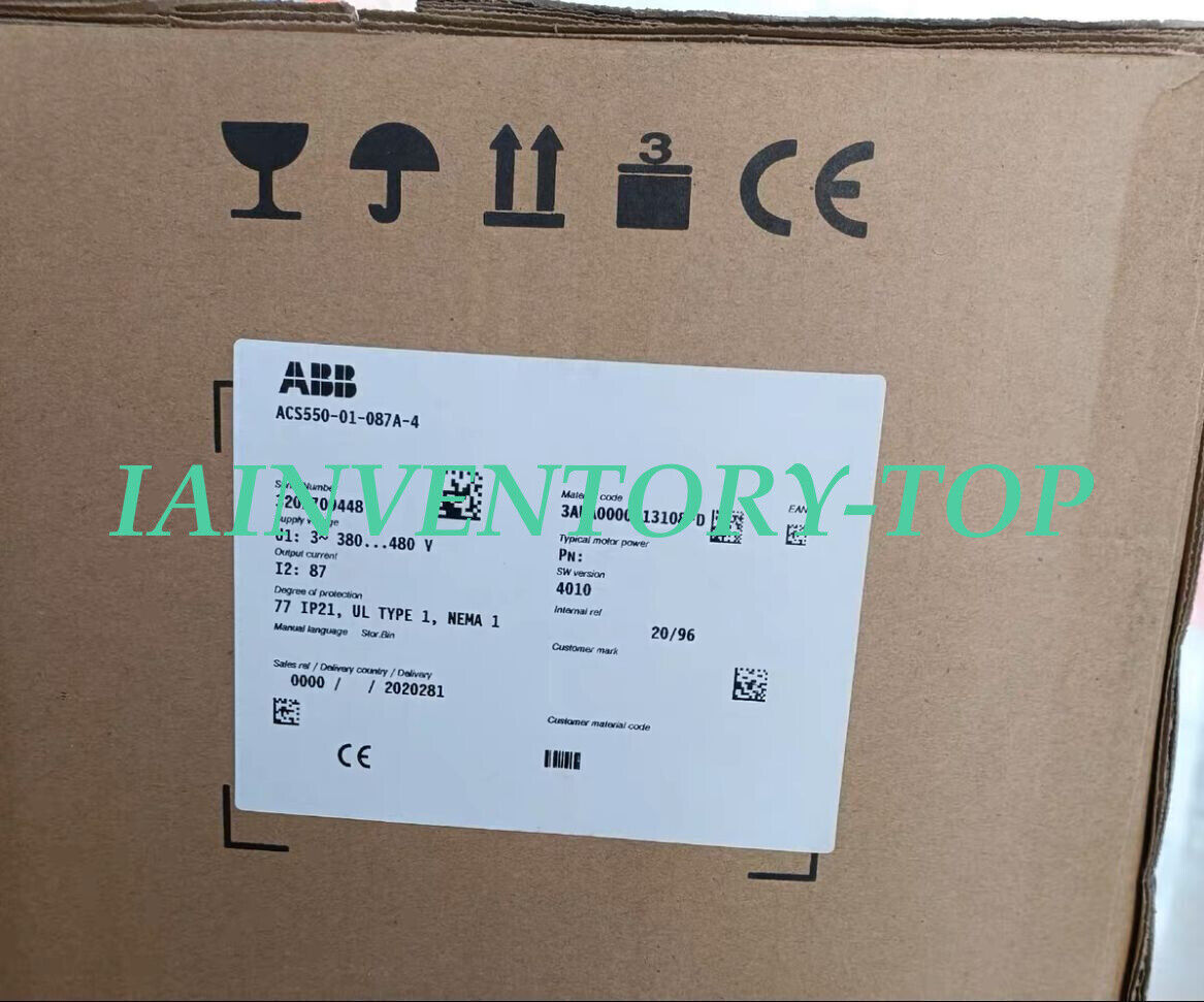 1PC New ABB ACS550-01-087A-4 Fast By 1 year