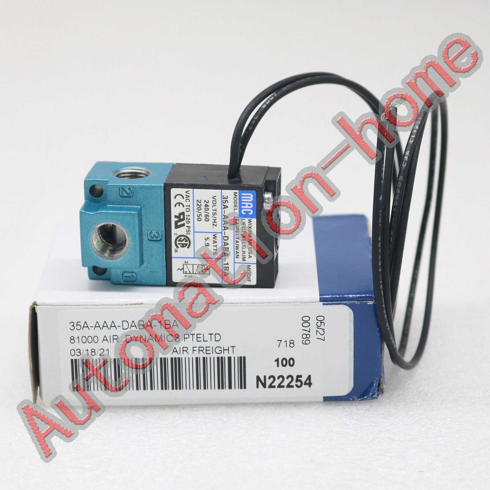 new 1PC  MAC solenoid valve 35A-AAA-DABA-1BA MAC