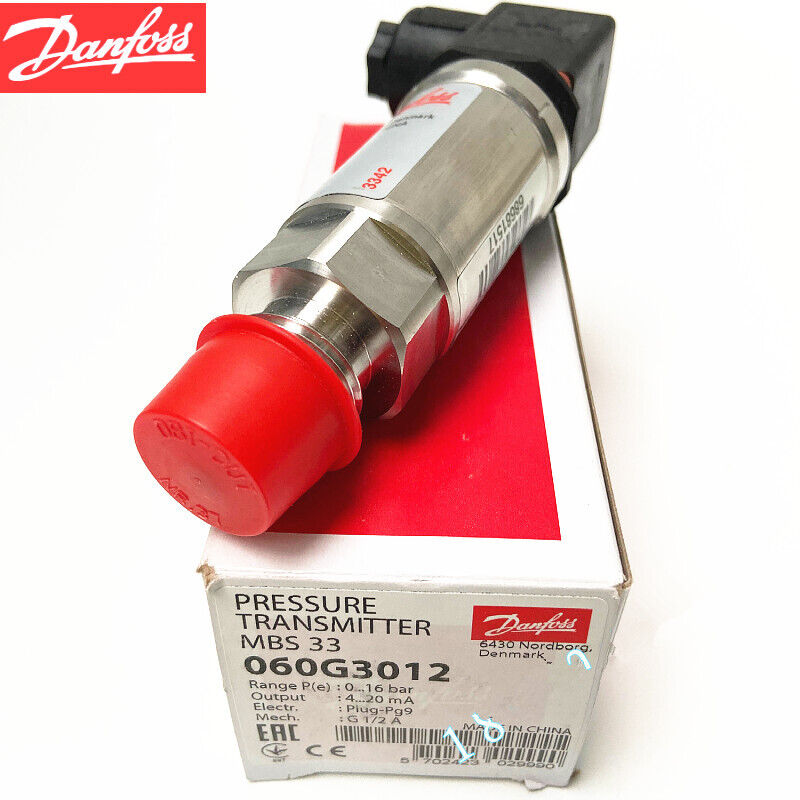 new 1pcs Danfoss MBS33 060G3012 0-16bar Pressure Transmitter Sensor - DANFOSS