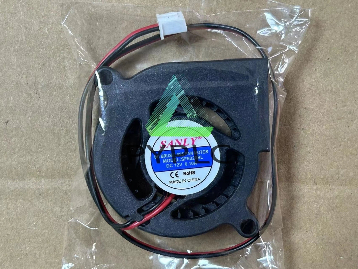 SANLY SF5020SL12V 0.10A 5CM cm humidifier cooling fan～