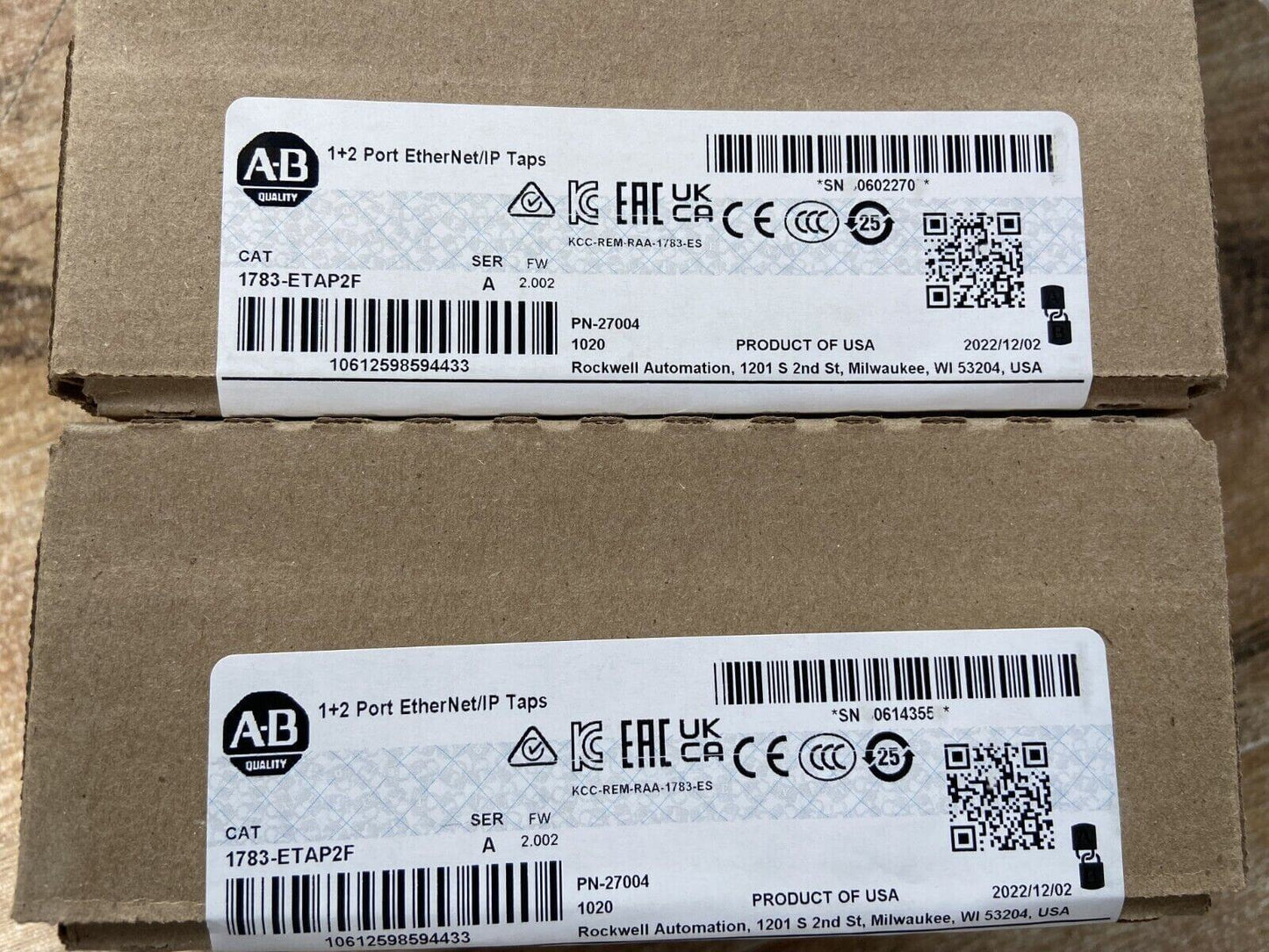 Allen-Bradley 1783-ETAP2F EtherNet/IP Tap Sealed - ALLEN-BRADLEY