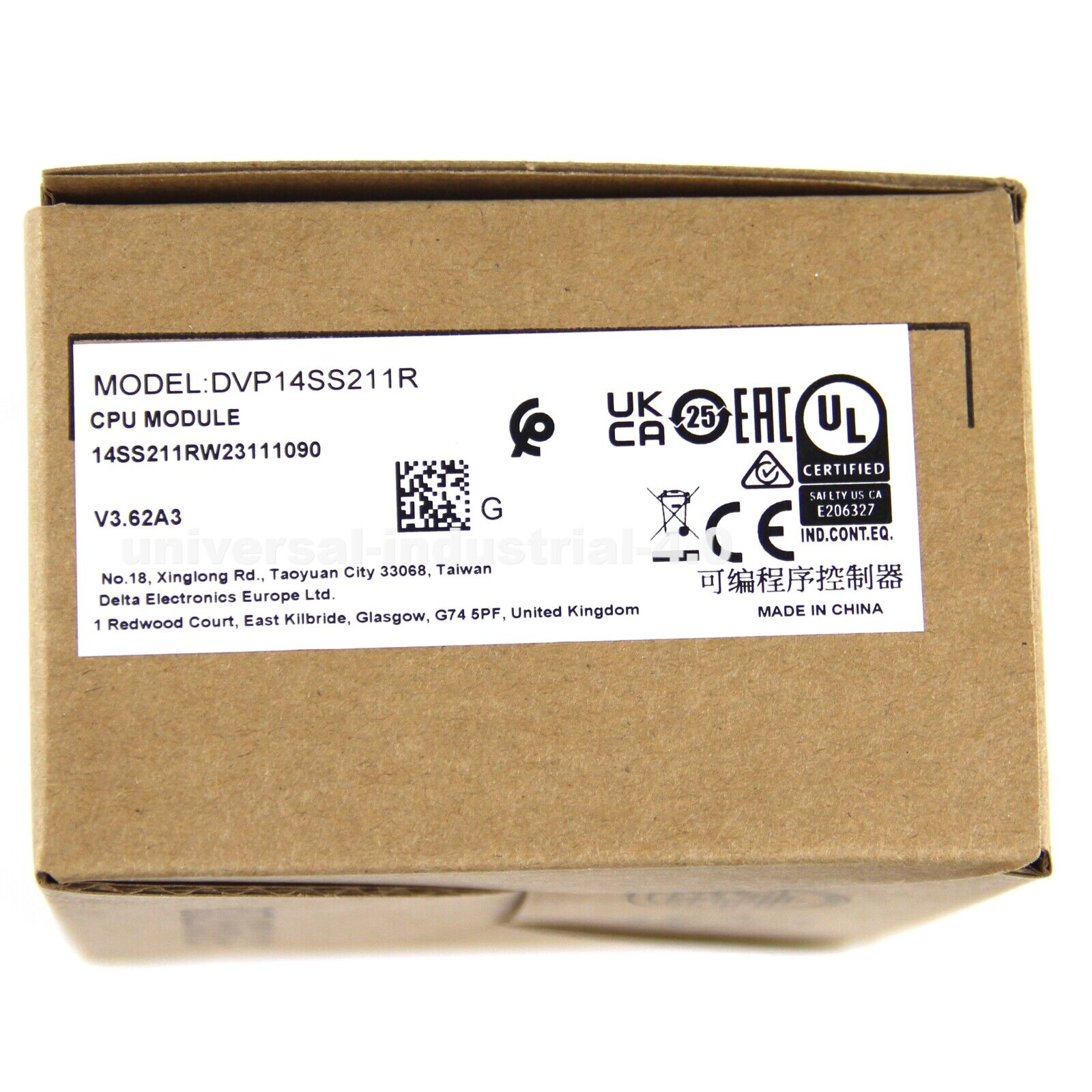 Delta DVP-14SS211R: 8K Step-Programming PLC Controller - DELTA