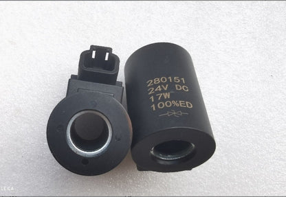 1PCS FIT FOR 280153 24VDC 27W Solenoid Valve Coil 280151 24VDC 17W