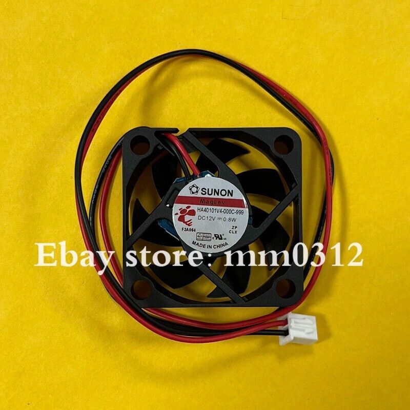 new SUNON HA40101V4-000C-999 4010 DC12V 0.8W 4CM 2-Wire Silent Cooling Fan