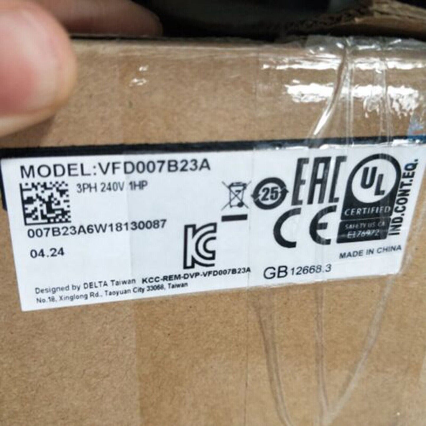 Delta VFD007B23A Inverter Module - DELTA