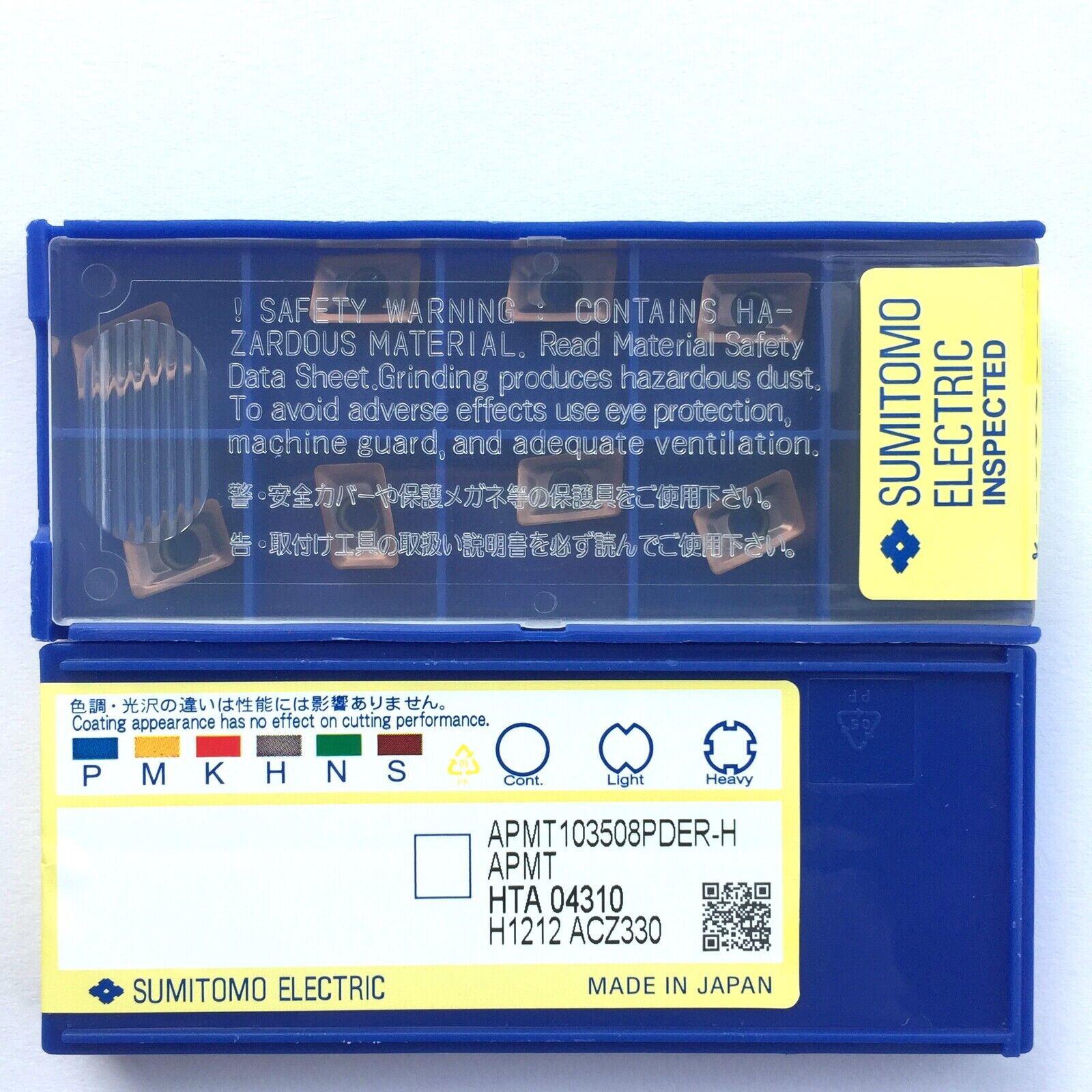 10PCS APMT103508PDER-H CNC Carbide Inserts for ACZ330 CNC Blade - SUMITOMO