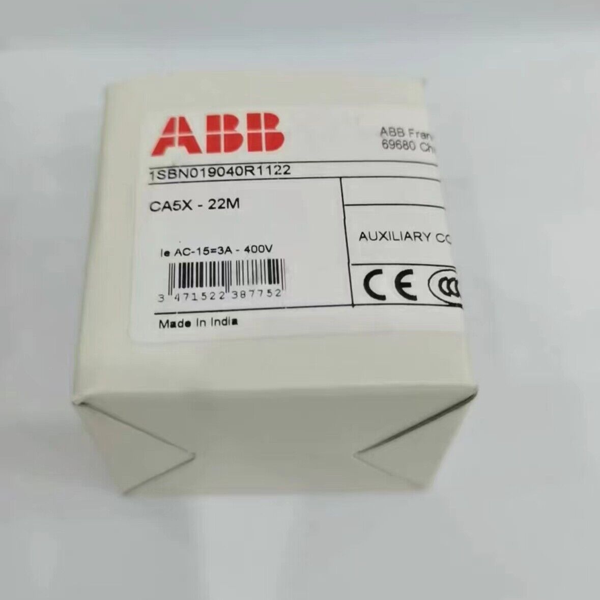 new 1pc ABB CA5X-22M Auxiliary Contact Block 1SBN019040R1122