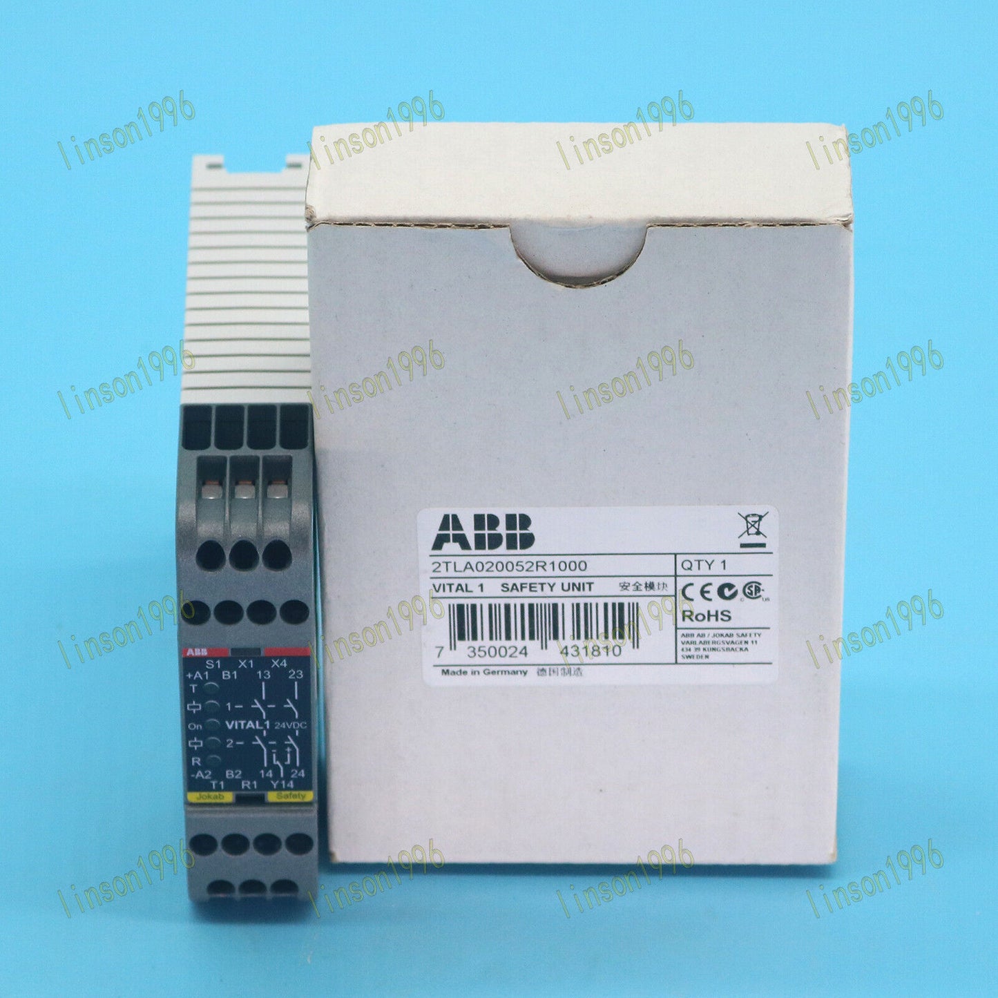 ABB Safety Relays 2T in a Box, 1-Year Warranty - ABB