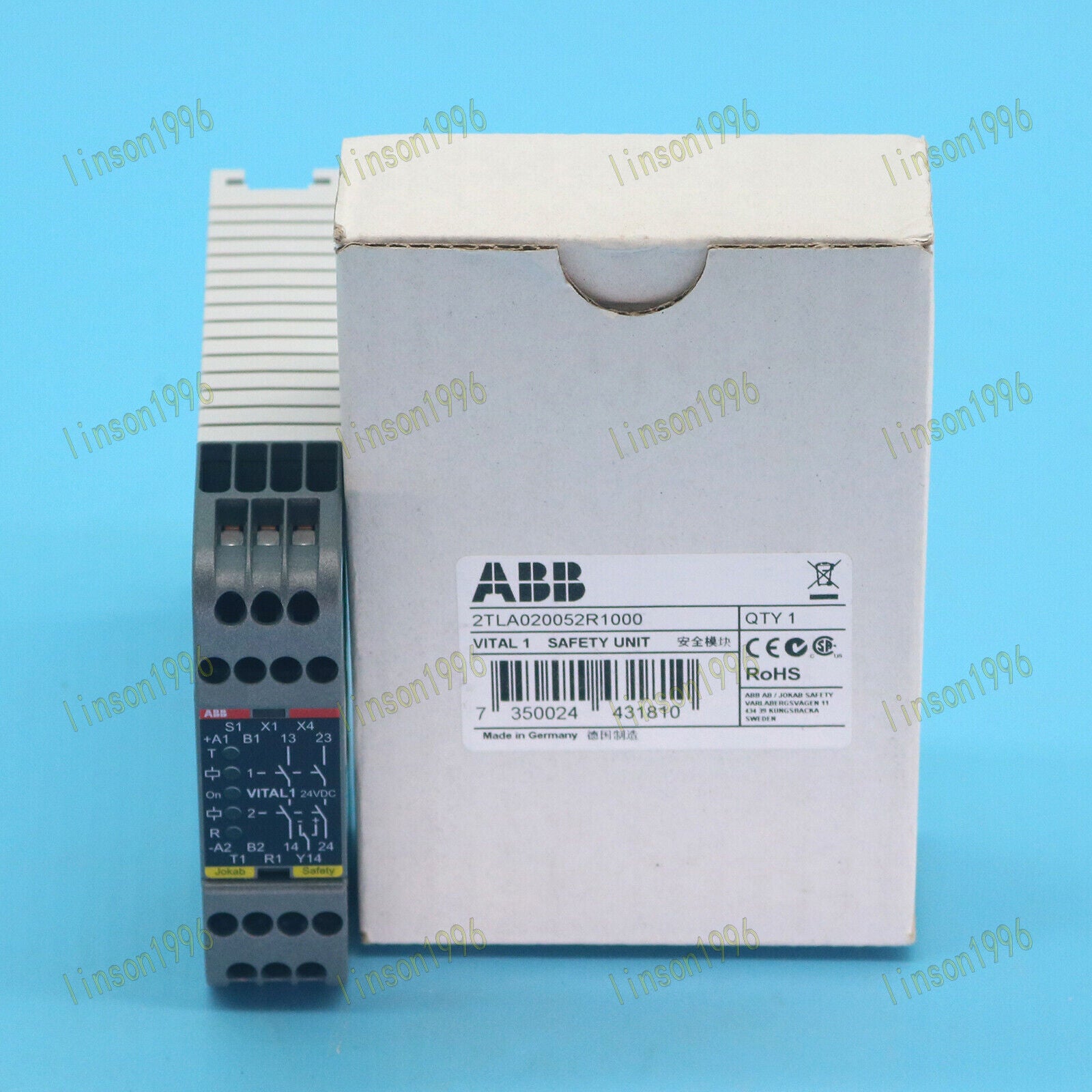 ABB Safety Relays 2T in a Box, 1-Year Warranty - ABB
