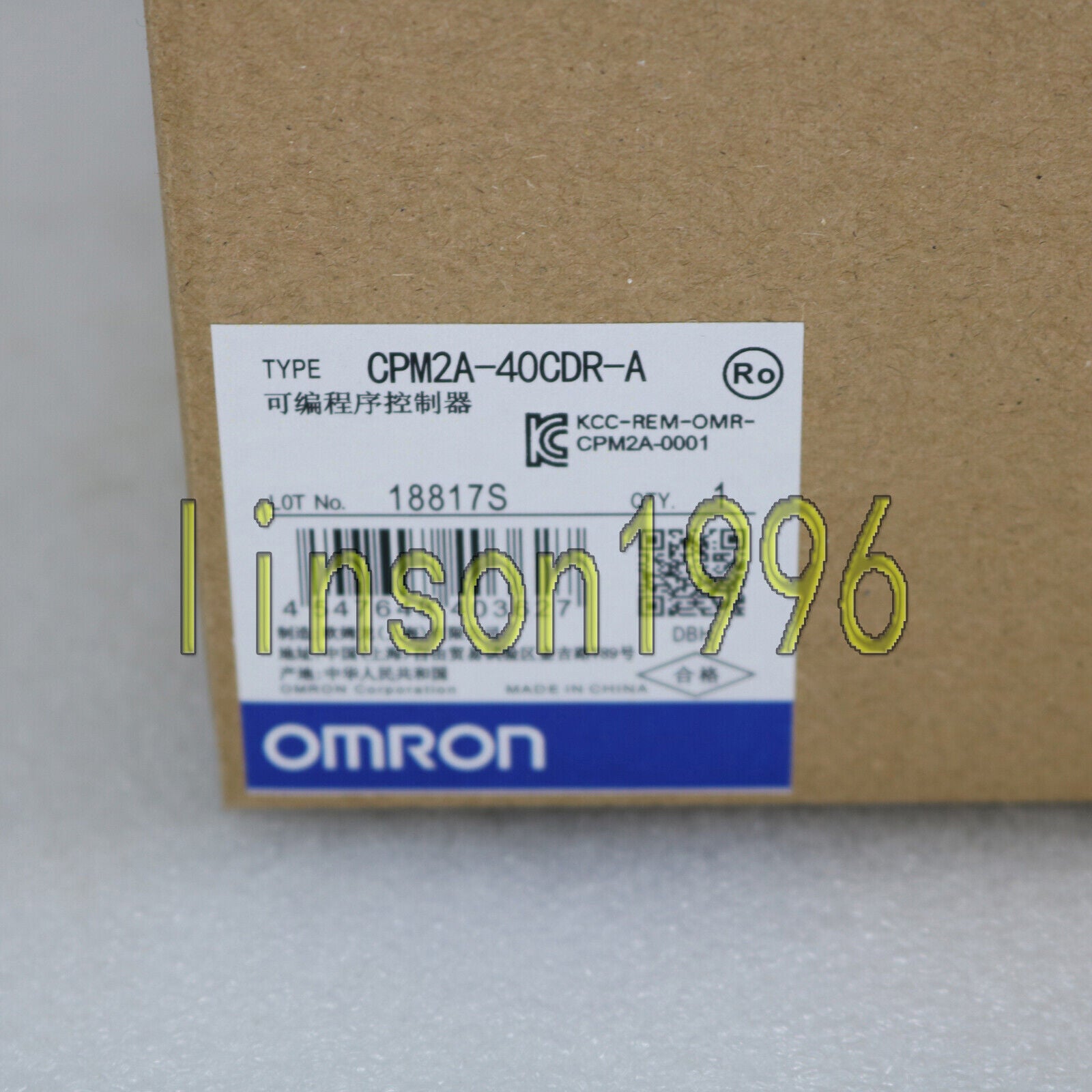 new OMRON Programmable Controller CPM2A-40CDR-A 1 year - KOEED