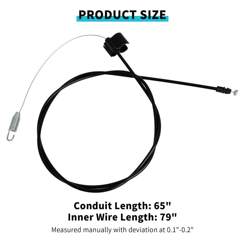 For Troy Bilt TB200 TB210 M210 946-04728A Single Speed Drive Cable Lawn Mower