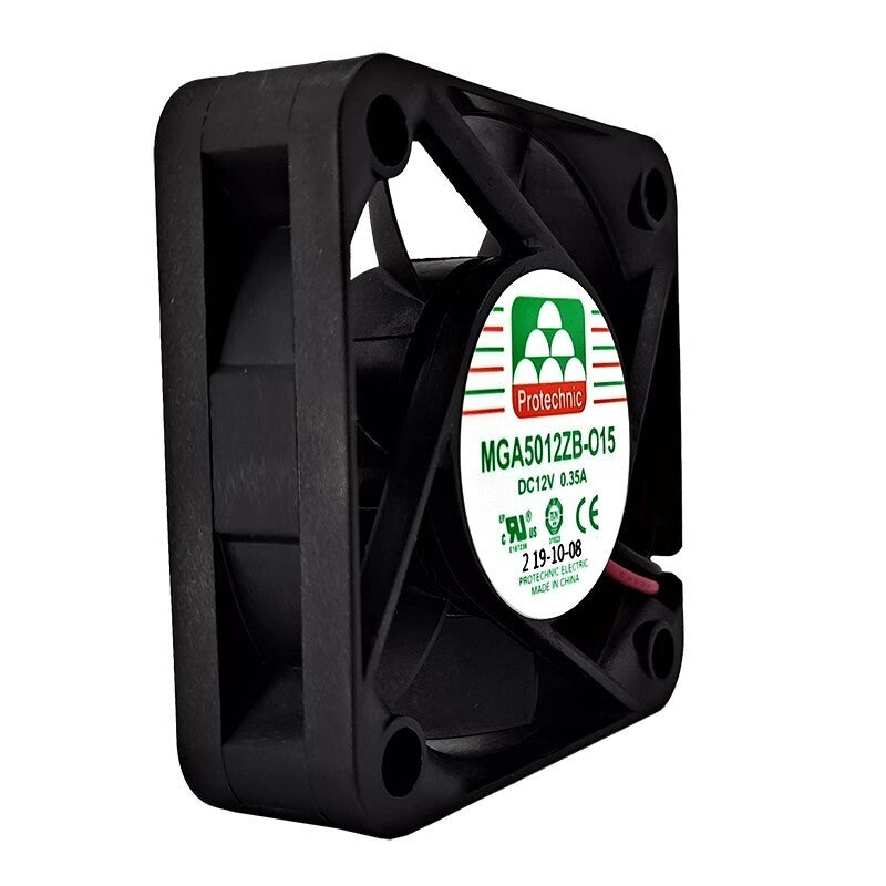 Protechnic MGA5012ZB-O15 DC12V 0.35A 5015 2-Wire DC Cooling Fan