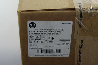Sealed Allen Bradley Kinetix 5700 Inverter AB – 2198S086ERS3 - ALLEN BRADLEY