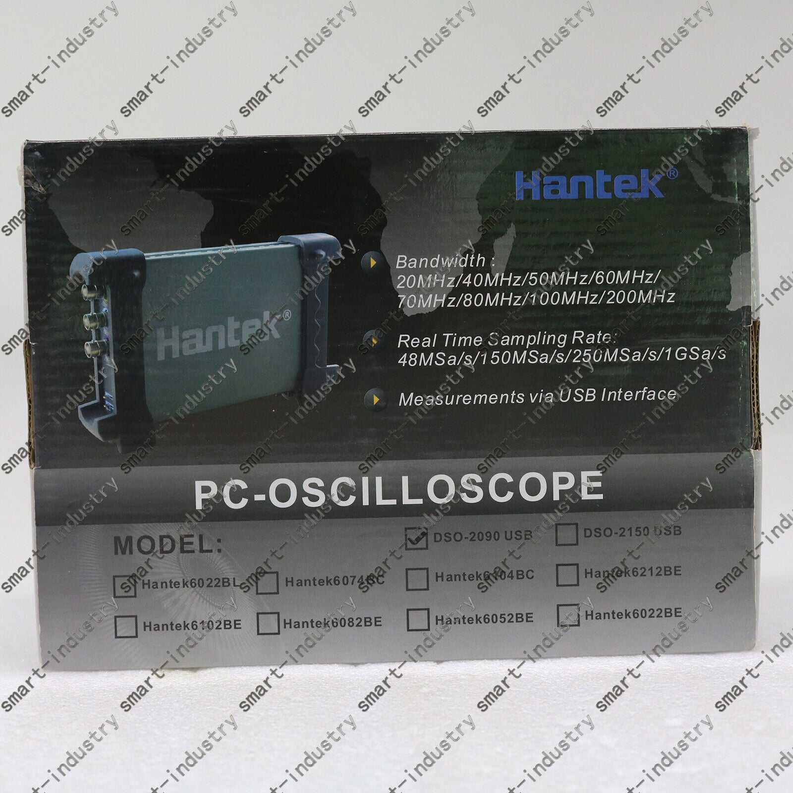 new DSO2090 Hantek 100MSa/s PCUSB Digital Oscilloscope 2CHs 40MHz 8Bit Analyzer