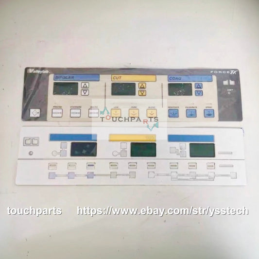 Front Panel Overlay Flim for Valleylab Force FX FX-8C Electrosurgical Generator