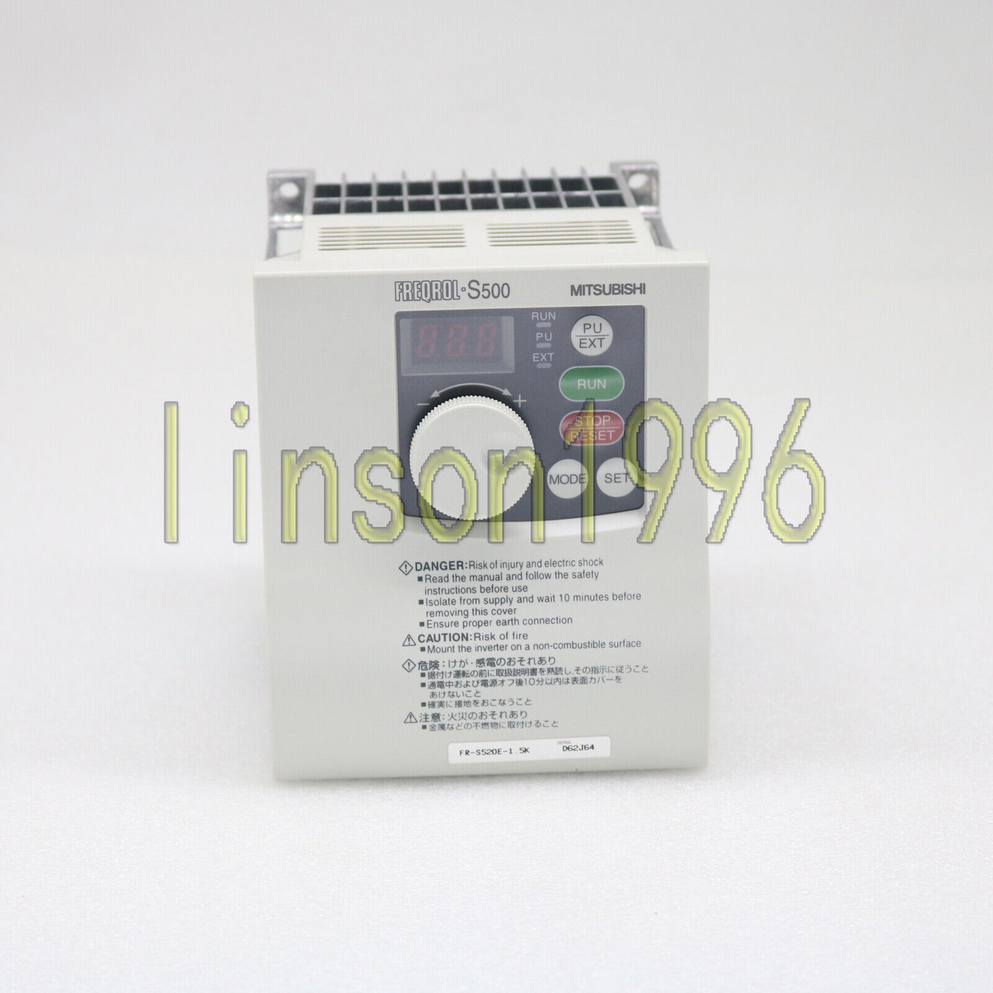 New ONE Mitsubishi inverter FR-S520E-1.5K FRS520E1.5K One Year - MITSUBISHI ELECTRIC