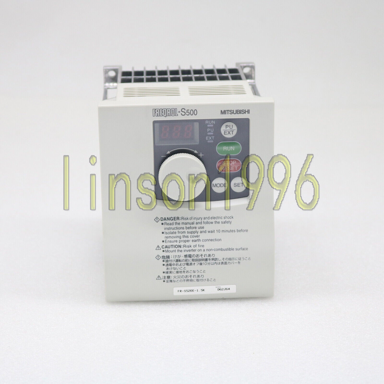 New ONE Mitsubishi inverter FR-S520E-1.5K FRS520E1.5K One Year - MITSUBISHI ELECTRIC