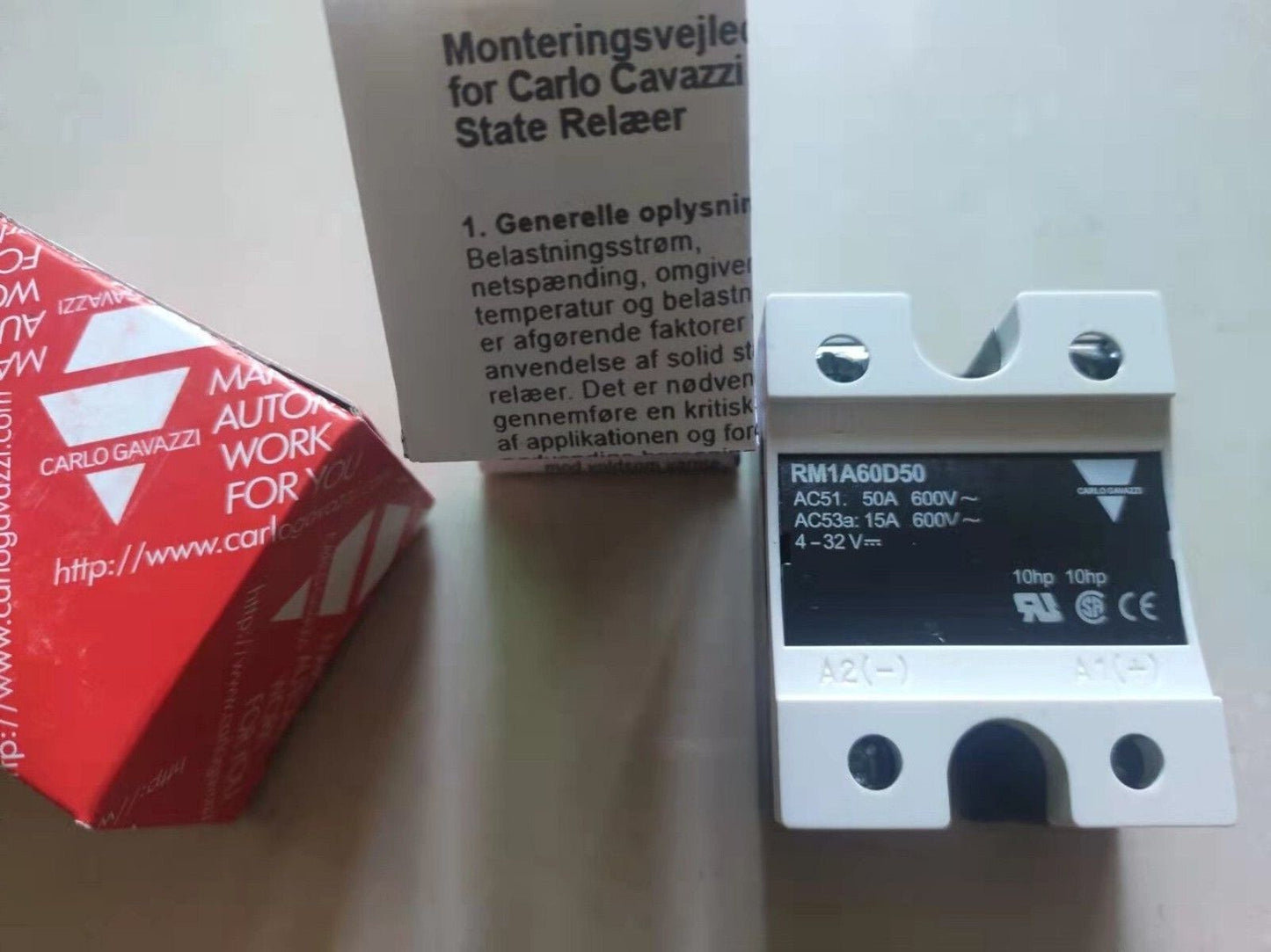 CARLO GAVAZZI RM1A60D50 Solid State Relay - CARLO GAVAZZI