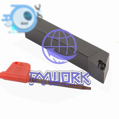 SDJCL1616H07 16mm CNC External Turning Tool Holder + 10Pcs DCMT070204-SM Inserts