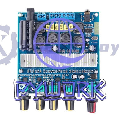 DC 12-24V Bluetooth 5.0 TPA3116D2 Digital Audio Amplifier Board 100W+50W+50W