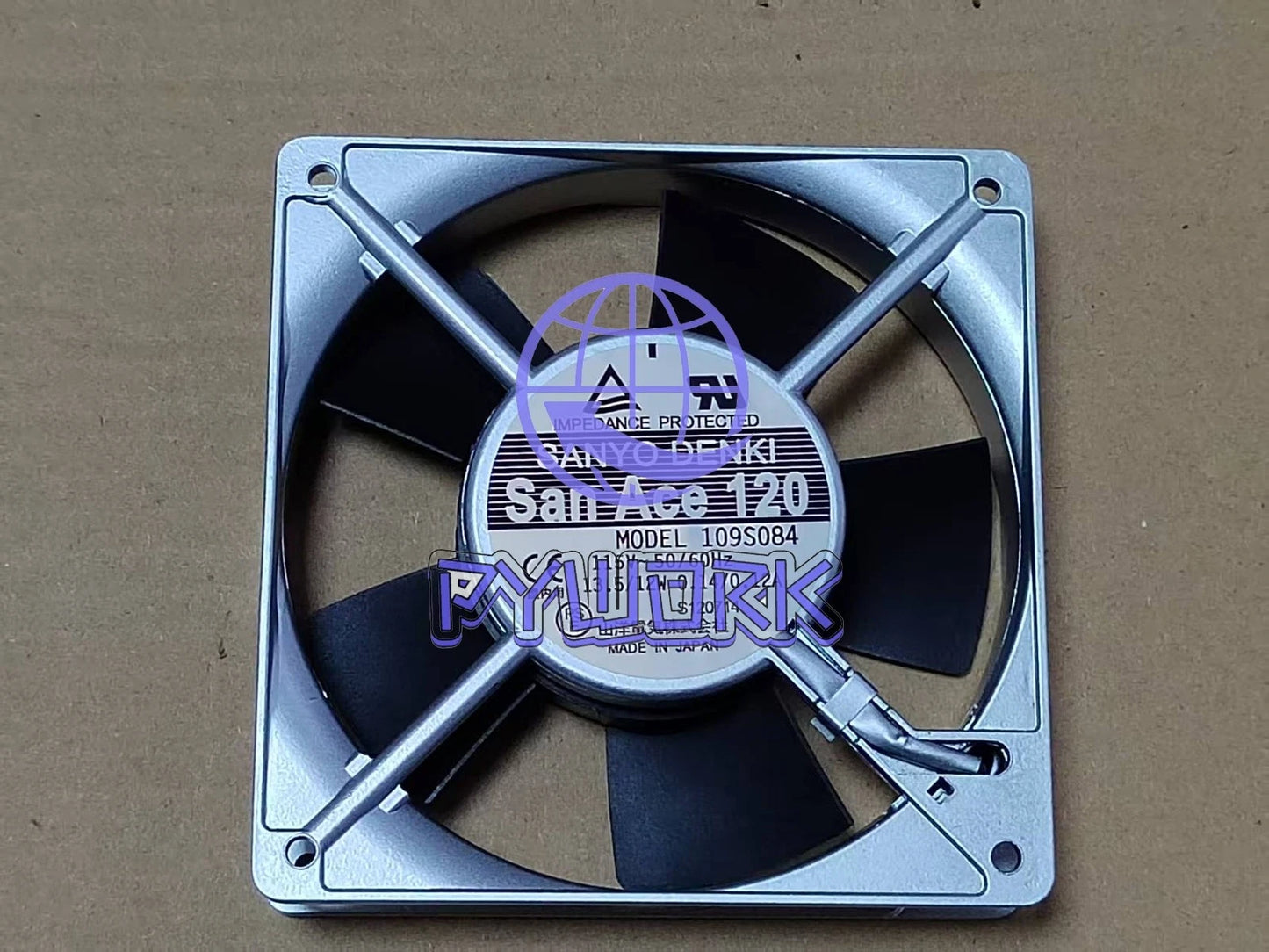 1PCS SANYO 109S084 115V 13.5 / 12W San Ace 120 AC cabinet cooling fan 12CM
