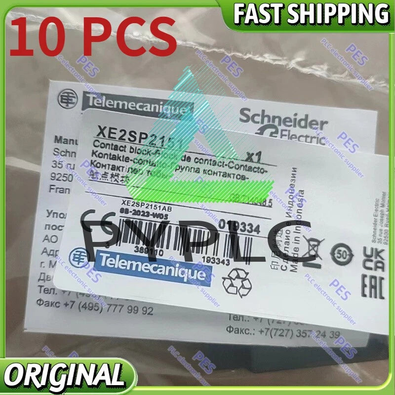 10X Schneider Telemecanique XE2SP2151 LIMIT SWITCH CONTACT BLOCK 1NC+1NO