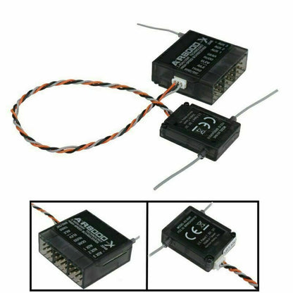 For Spektrum DX7s DX8 DX9 Dx18 2.4GHz AR8000 8CH Receiver Extended DSMX Channel