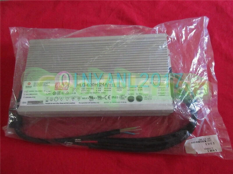 1PCS MeanWell HLG-600H-24A Switching Power Supply 24V 25A 600W