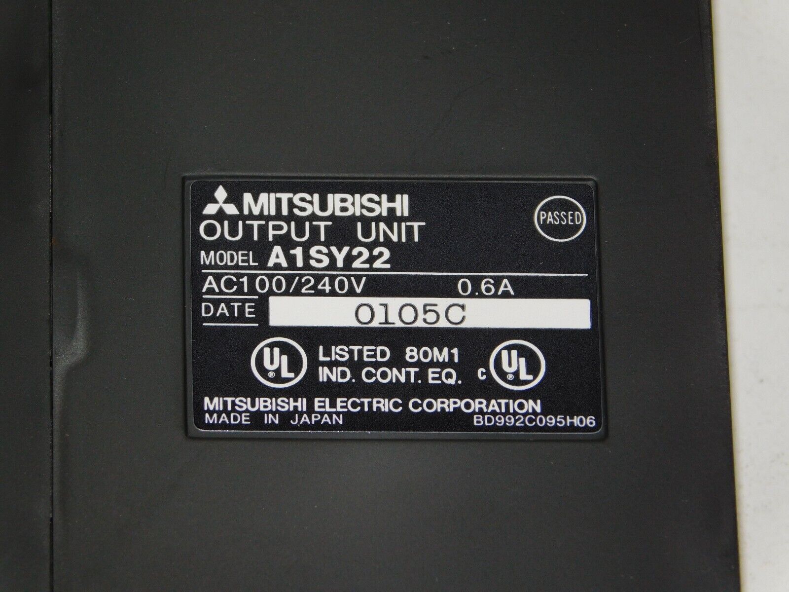 new Mitsubishi Electric A1SY22 Melsec Programmable Controller Module Output Unit - MITSUBISHI ELECTRIC