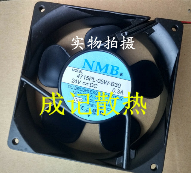 1pcs NMB 4715PL-05W-B30 12025 12CM 24V inverter fan